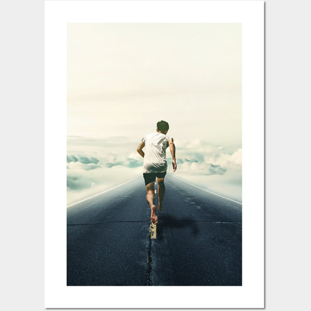 The Runner Wall Art by SeamlessOo